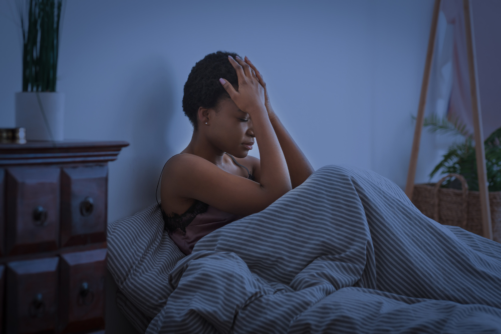 woman experiencing the first signs of menopause in SIlver Spring