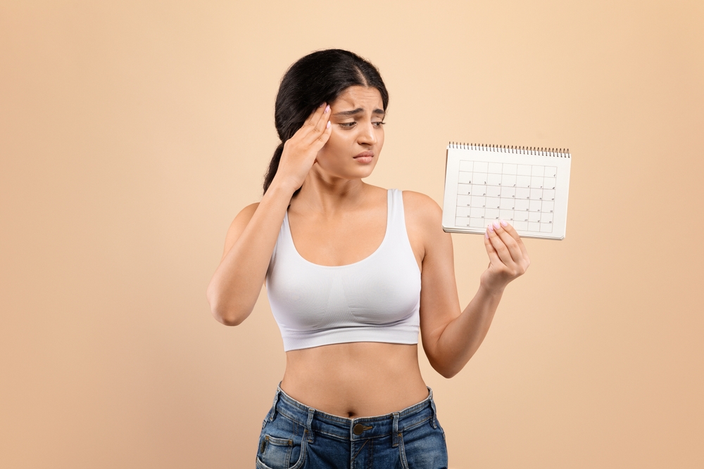 woman experiencing perimenopause and irregular periods in Silver Spring